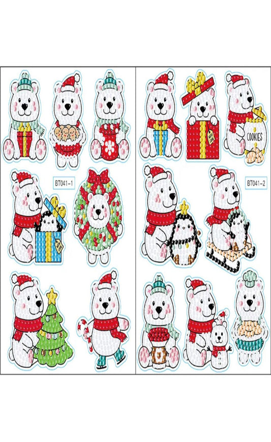 Sticker-Set Eisbären